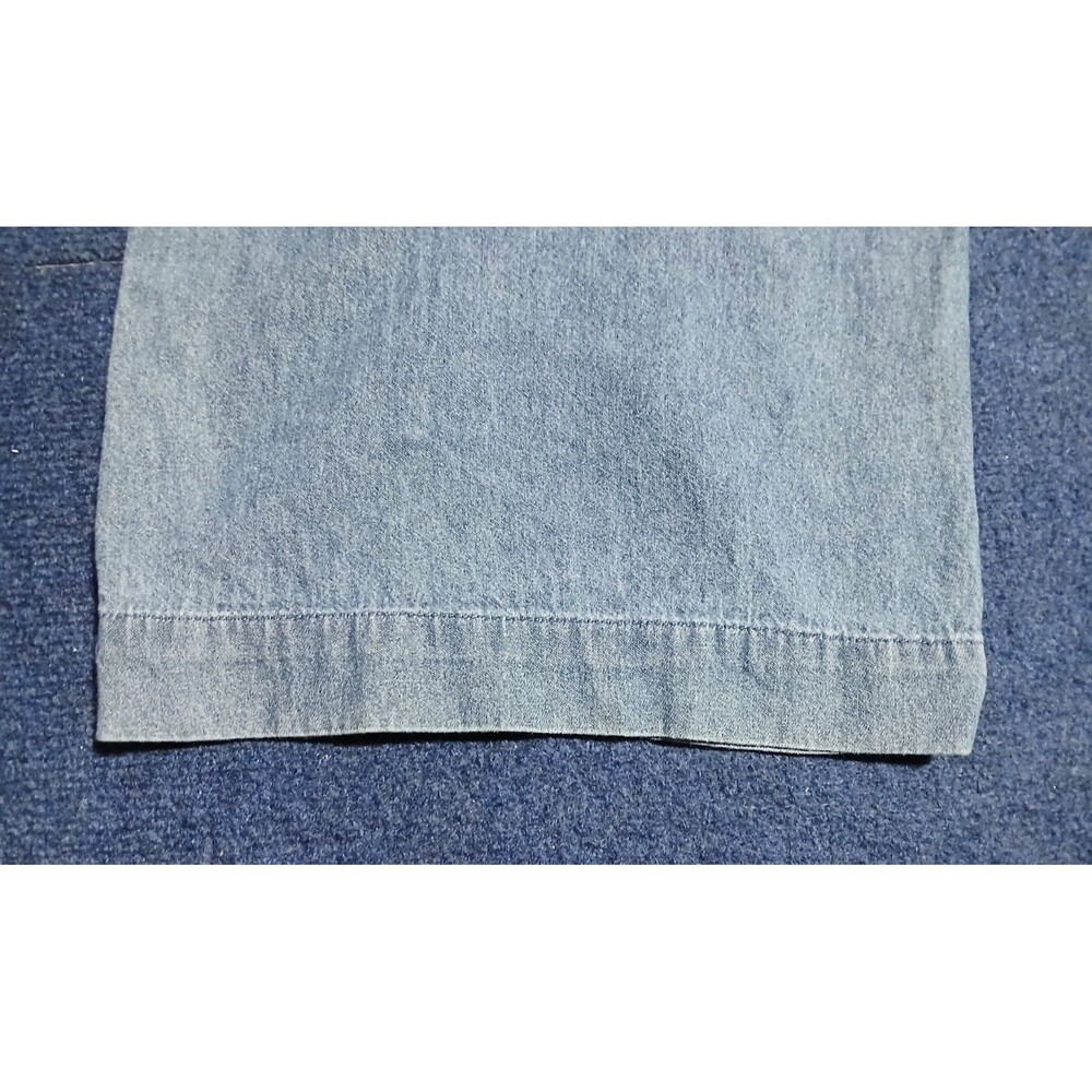 American Eagle Wide Leg Blue Jeans Button fly Size 00 - Picture 9 of 13